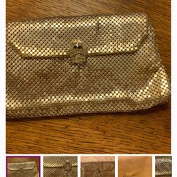 Vintage Whiting and Davis Gold Accessories 