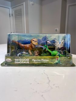 Disney Store Pixar The Good Dinosaur Rare Figurine 6pc Playset NEW