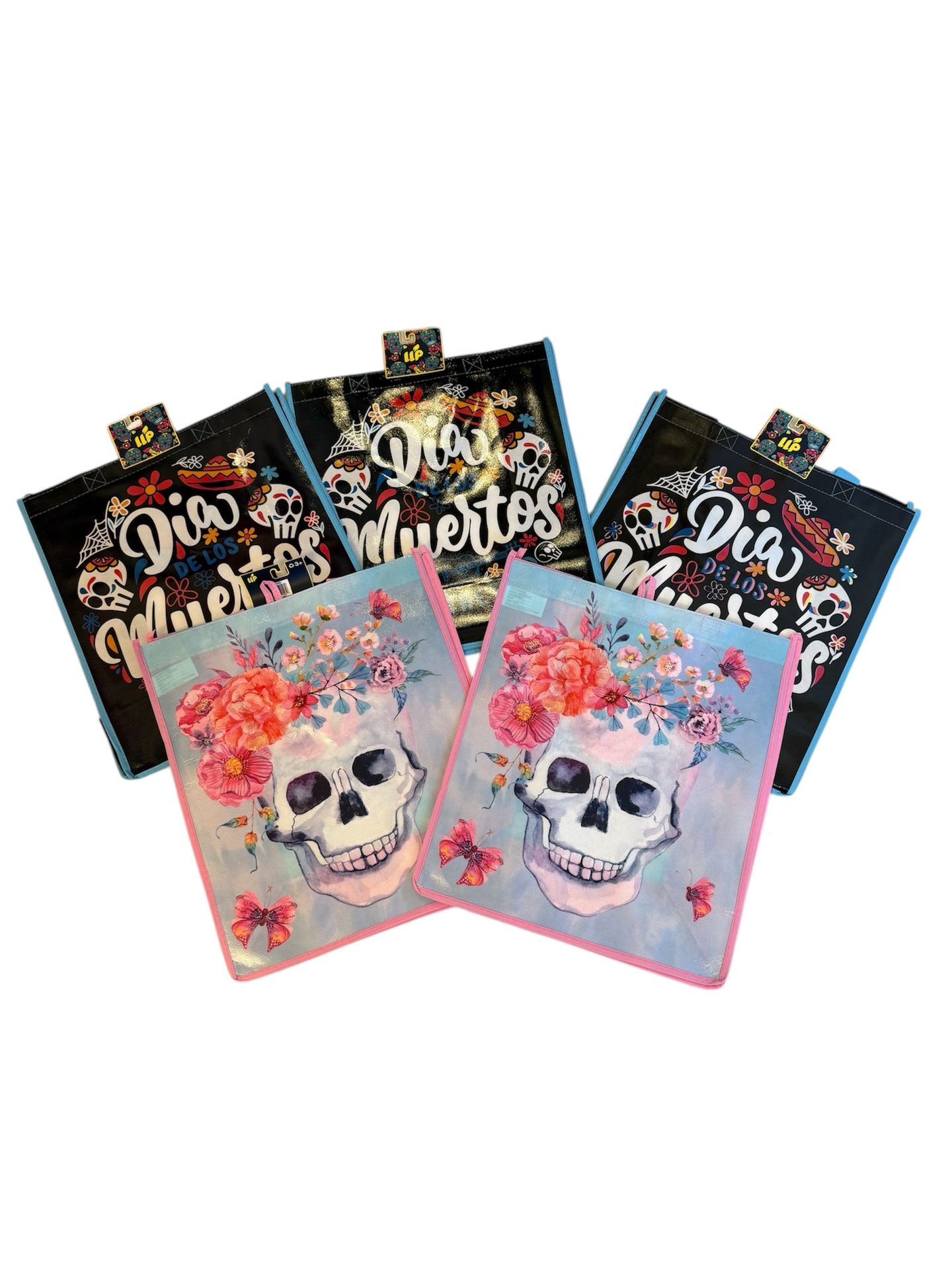 Dia de los Muertos Tote Bags Lot of 5