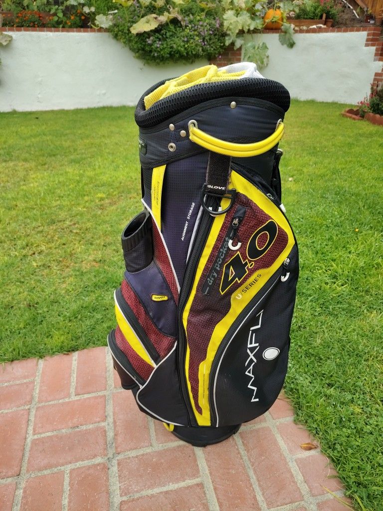 MAXFLI U Series 4.0 Full Size Cart Golf Bag With Rain Hood