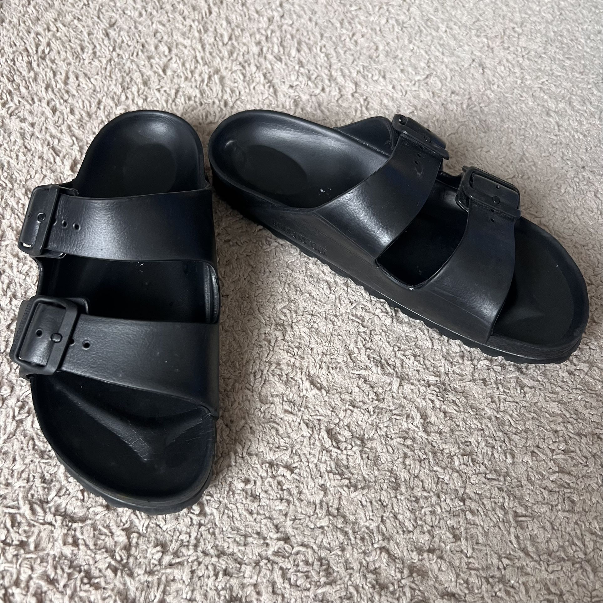 Birkenstock Arizona Essentials Eva Black Size 37 Double Strap Sandals