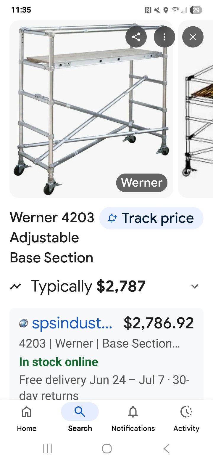 Werner Aluminium Narrow With Platform