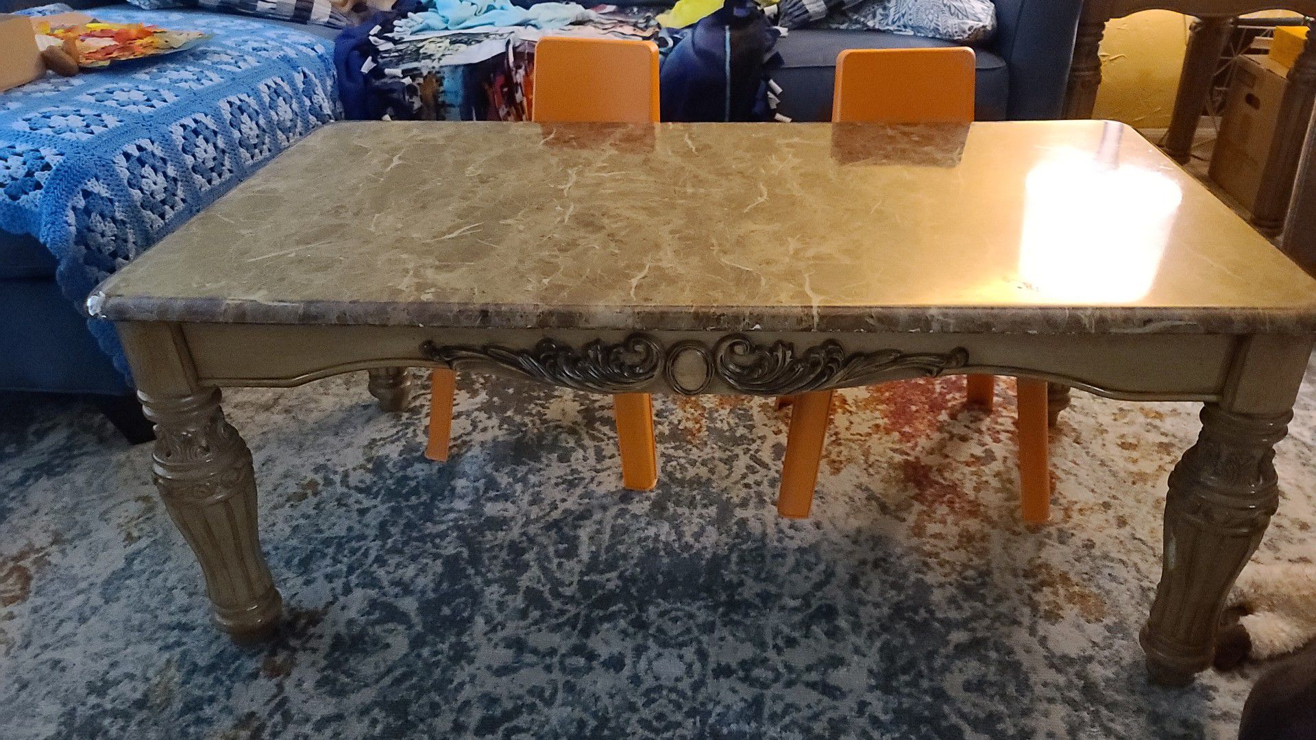 Coffee table with matching end tables