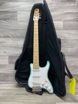 Traveler Guitar Travelcaster Electric Guitar w/ Soft Case – Surf Green (A1D021473)