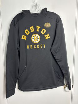 Fanatics Boston Bruins Centennial Lockup Authentic Pro Pullover Hoodie NHL SZ L
