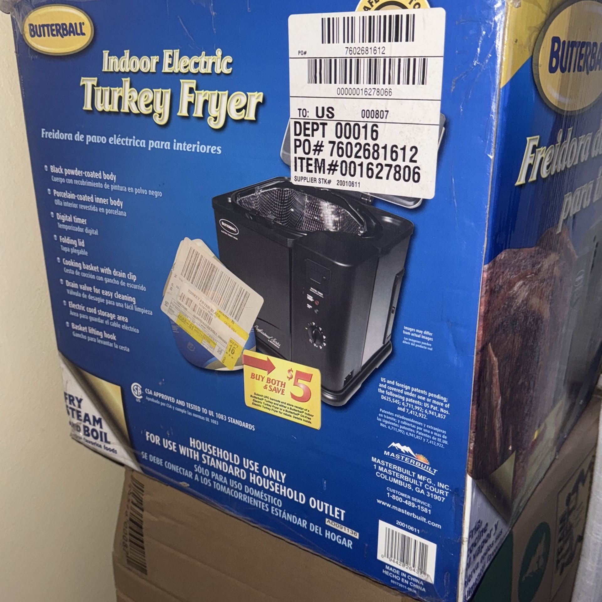 Indoor Turkey Fryer