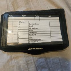 Champro Wristband Playbook