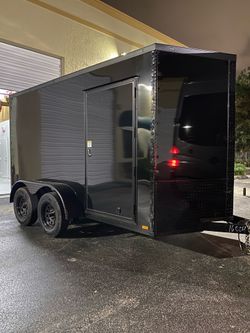 NEW 6x12 ENCLOSED TRAILER