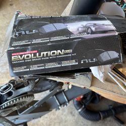 Power stop Front And Rear Break Pads And Rotors