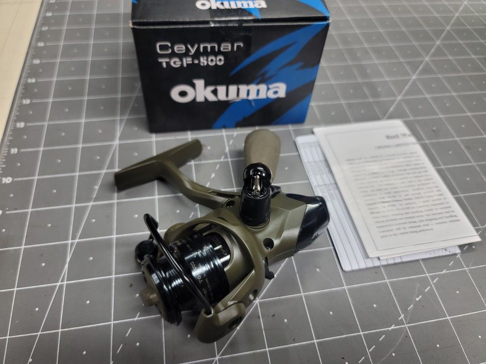 Okuma Ceymar TGF-500 Baitfeeder Spinning Real- Limited Edition Tactical Green NIB
