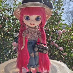 Custom Blythe Doll - Strawberry Fields