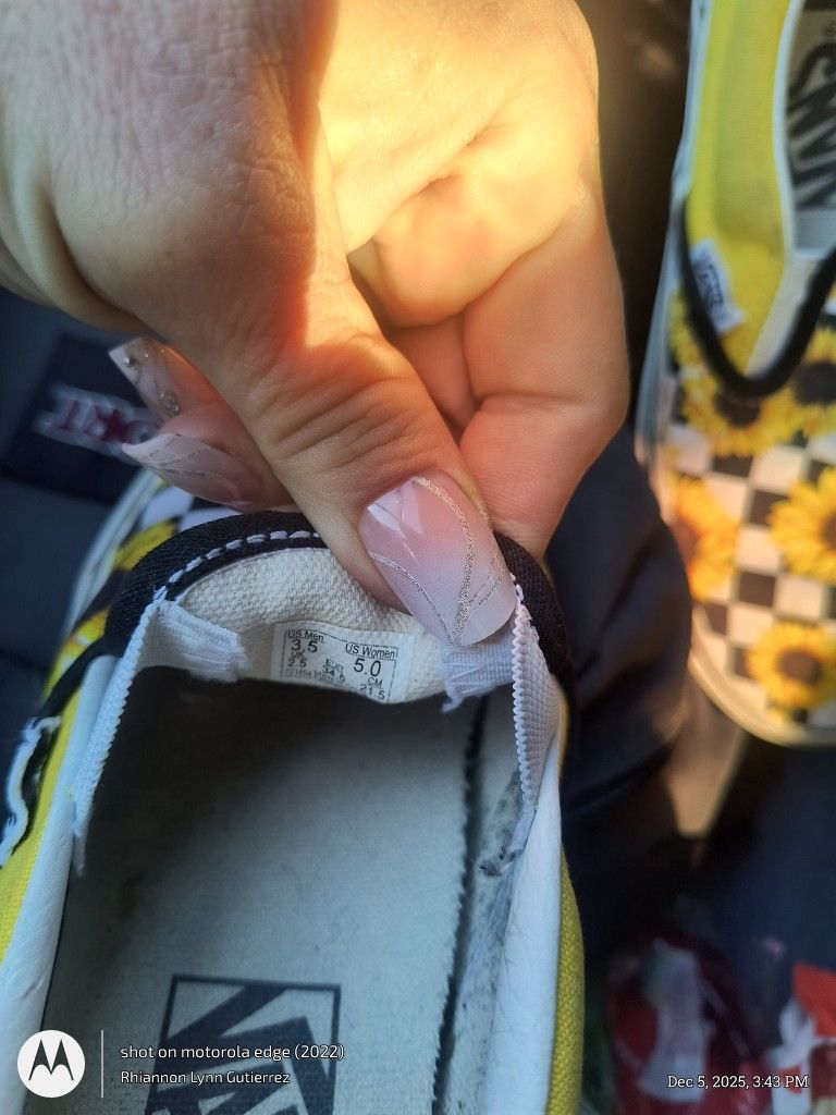 Size 5 In Women's Sunflower π» Vans