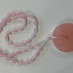 This exquisite Burmese handmade natural jade necklace symbolizes wealth and good fortune! A warm blessing for precious moments in life!