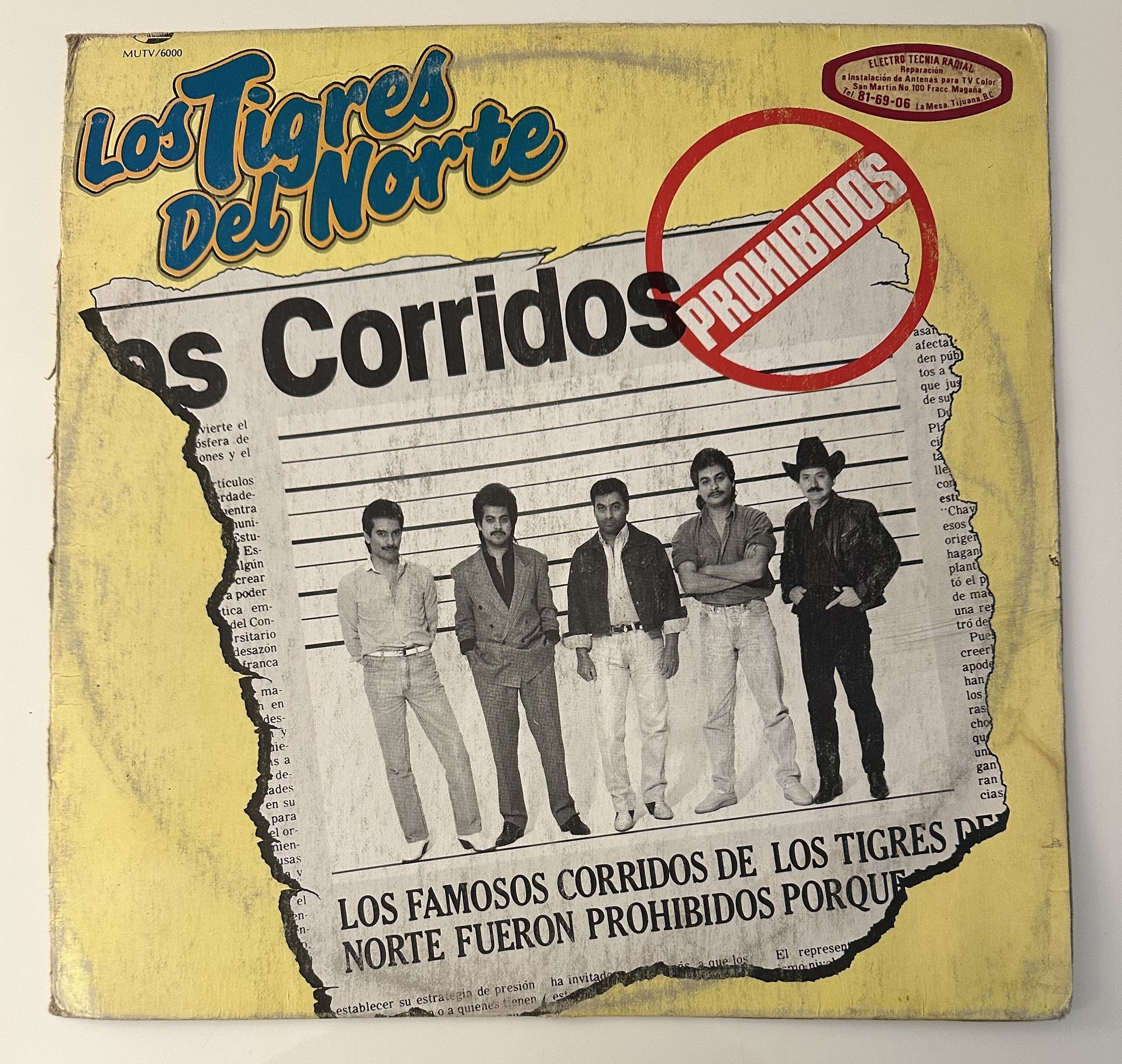Los Tigres Del Norte - Corridos Prohibidos Vinyl LP