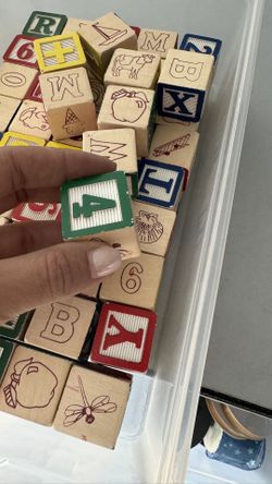 Colorful Play Blocks Antique