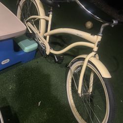 Adult Off Pastel Yellow Bike 