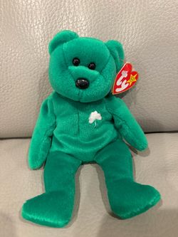 Ty Beanie Baby "Shamrock" the Bear Erin