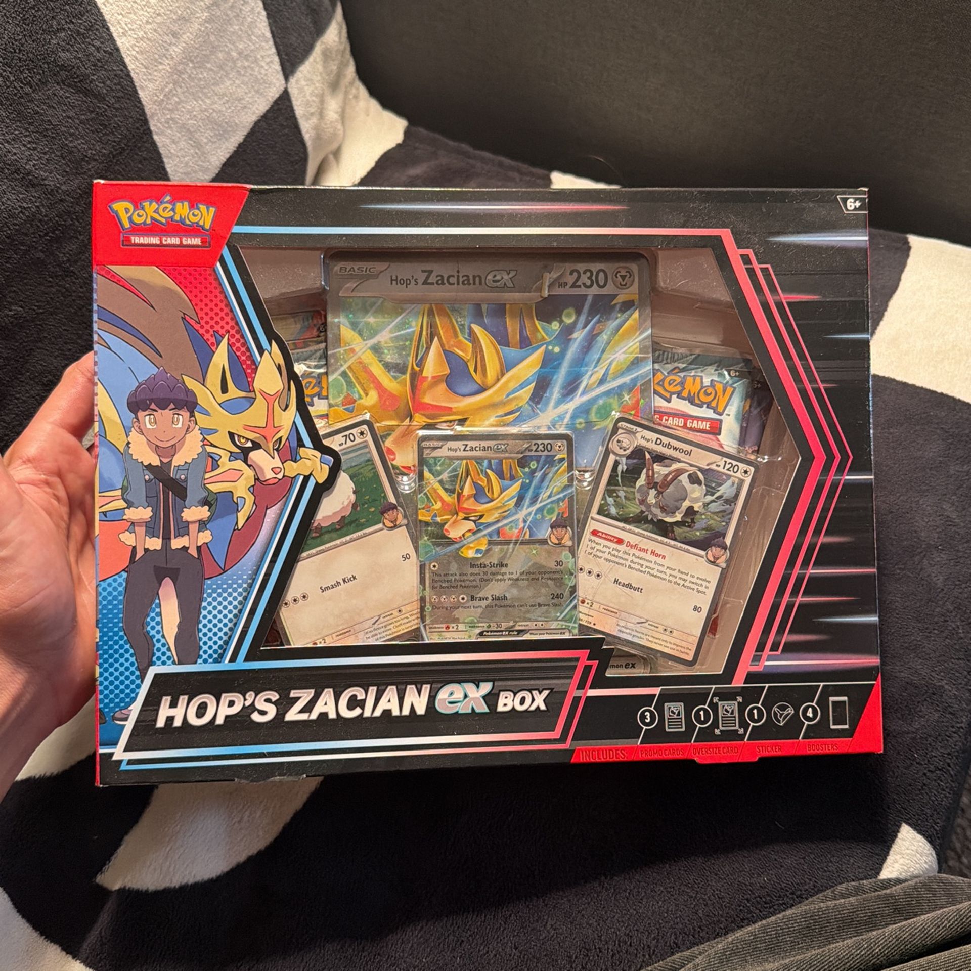 Pokémon Hop’s Zacian ex Box
