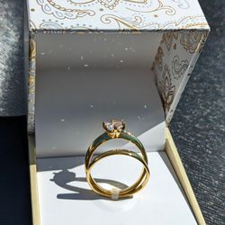 Plated CZ Ring