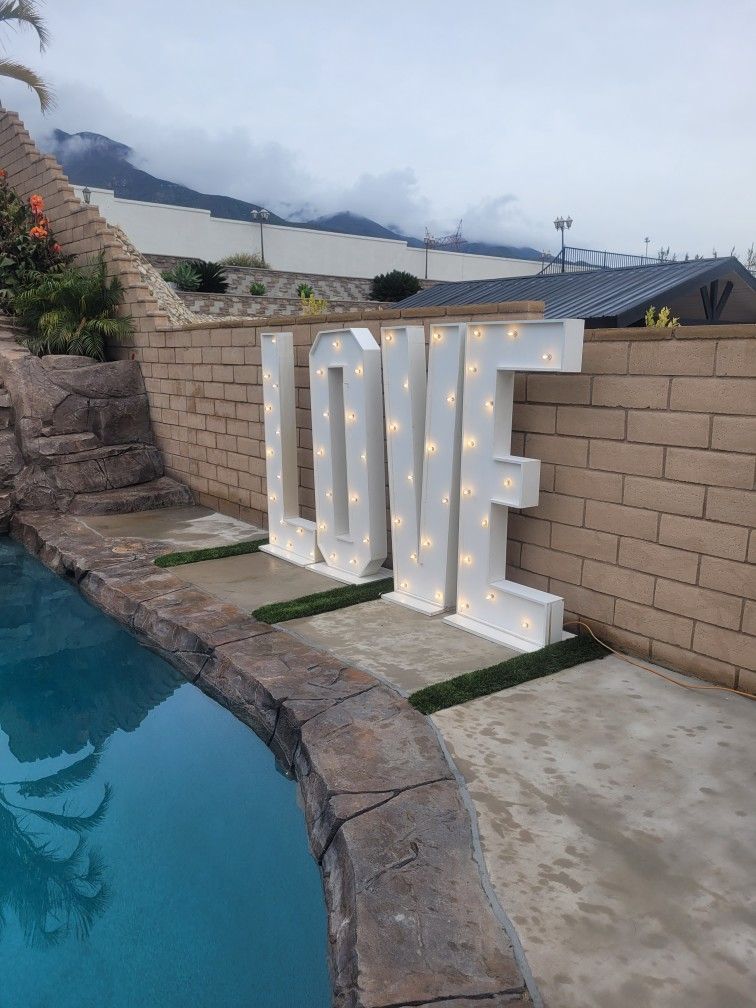 Love Sign Led Marque Letter