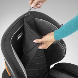 Chicco KidFit Zip Plus 2-in-1 Belt-Positioning Booster Car Seat, Backless and High Back Booster Seat, for Children Aged 4 Years and up and 40-100 lbs.