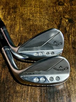 Callaway Jaws 58° Wedge – $90 O.B.O. Like new! Never touched grass, indoor use only. Tour Issue Dynamic Gold S400 shaft with brand new Golf Pride gri