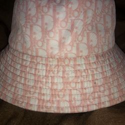 Pink Christian Dior Bucket Hat