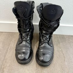 Men's Rocky 10" Jump Boot Side-Zip, Size 7W