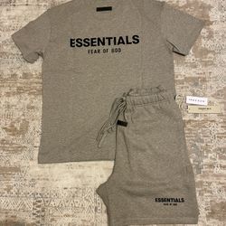 Dark Oat Essentials Short & Shorts Set