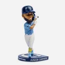 TAMPA BAY RAYS JUNIOR CAMINERO BOBBLEHEAD SGA 6/5/2025 STEINBRENNER FIELD BASEBALL MLB