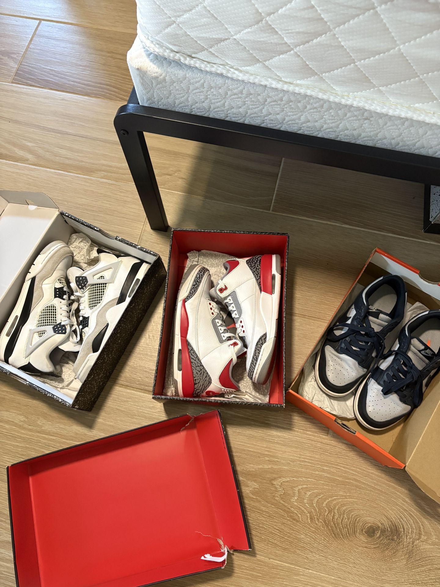 Nike Dunks And Jordan 3s And 4s