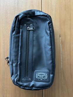 Japan Craft Design Black Sling Bag / Crossbody Backpack