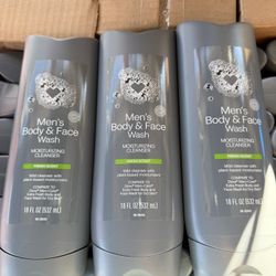 MEN'S FRESH SCENT FACE & BODY WASH