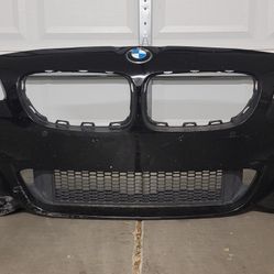 BMW F-10 5-SERIES M-SPORT OEM FRONT BUMPER.  528i 535i 550i.