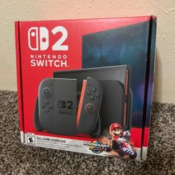 Nintendo Switch 2 + Mario Kart World Bundle 