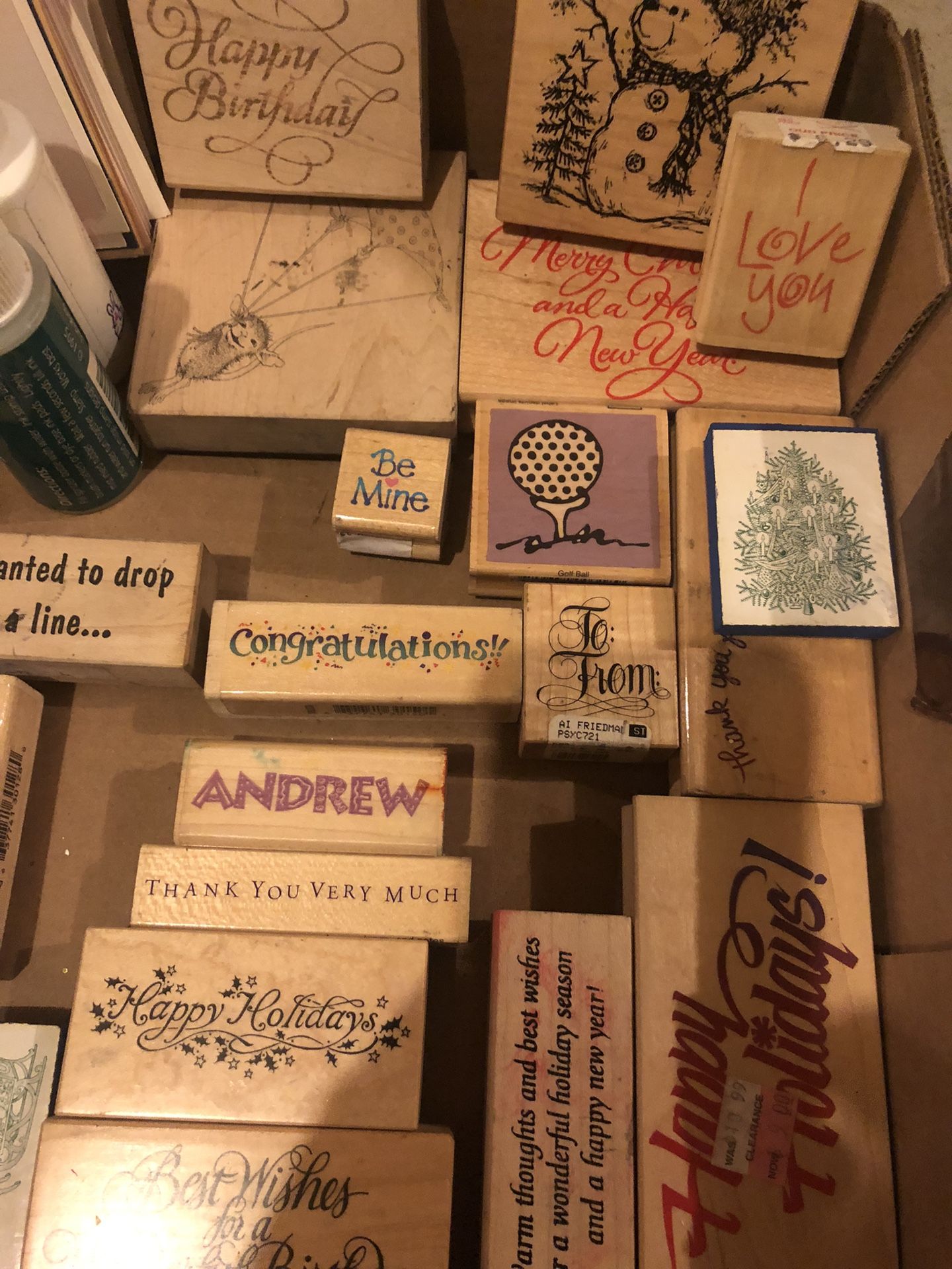 Arts And Crafts/Rubber Stamp Set