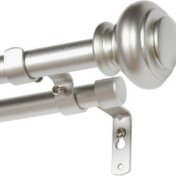 NEW DOUBLE CURTAIN ROD 
