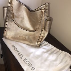 Michael Michael Kors Newbury Gold Bag