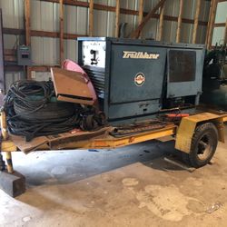Miller trailblazer generator/welder and compressor all in one with trailer 