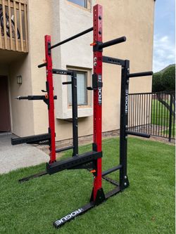 FULLY LOADED ROGUE WEIGHTS RACK WITH LOTS OF GOODIES $1,050