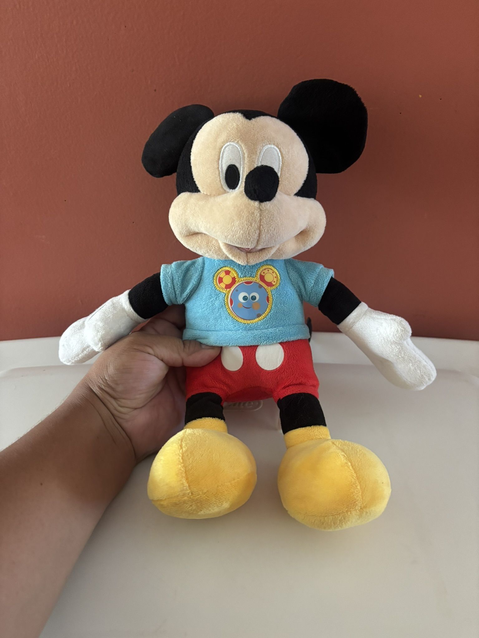 Mickey Mouse plush doll 12”