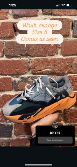 Yeezy 700 Wash Orange Size 5