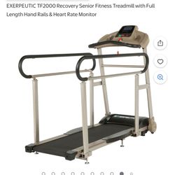 EXERPEUTIC TF2000 is a unique treadmill  - with Handrails / Fitness & Recovery  