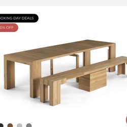 Transformer table.  Brand New dining Set