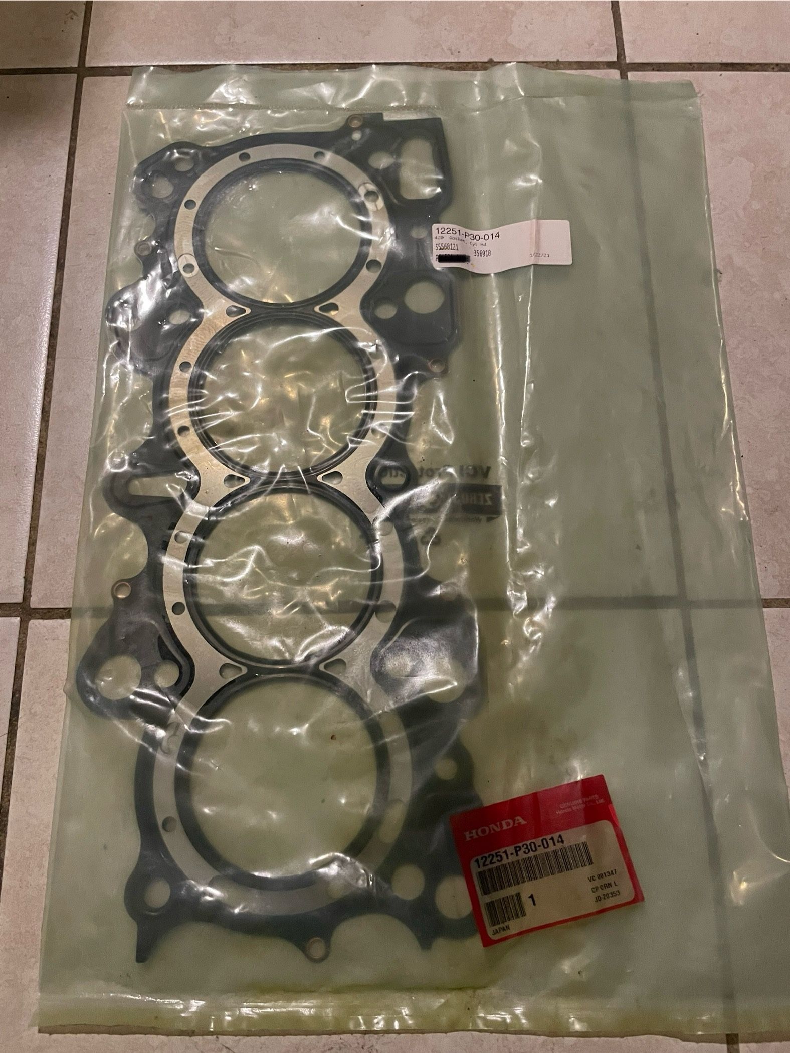 Honda 12251-P30-014 Gasket, B16/B18 Cylinder Head