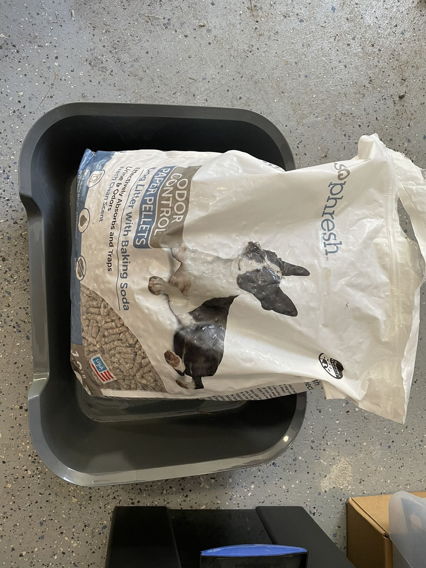 Litter Box With Paper Pellets