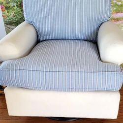 Swivel Glider Chair By Crate And Barrel 