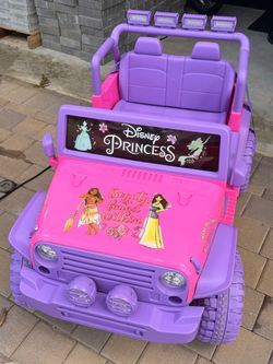 Girls Princess Jeep