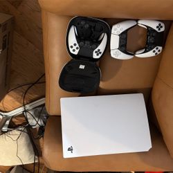PS5 Bundle – 2 Elite Controllers + Extra Controller – Great Condition