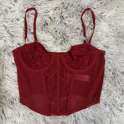 Dark Red corset